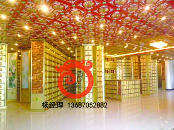 寺廟殯儀館裝修骨灰存放樓工程實景圖(16)